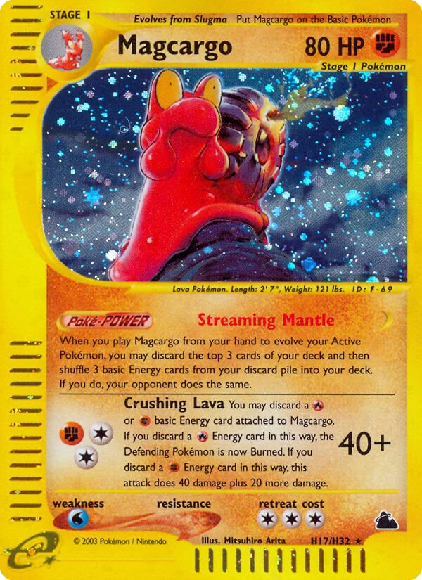 Magcargo Pokemon card