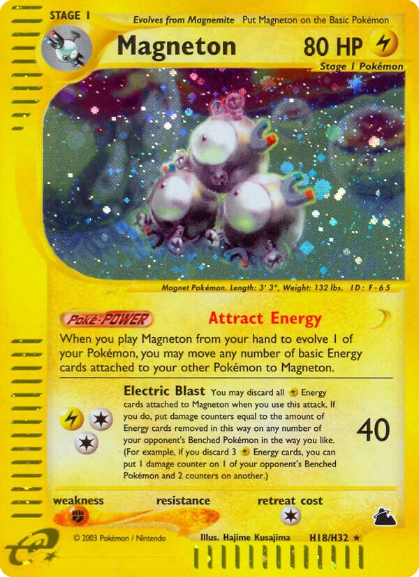 Magneton Pokemon card