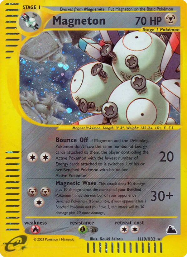 Magneton Pokemon card