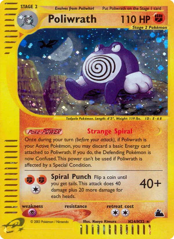Poliwrath Pokemon card