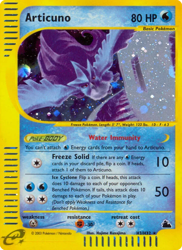 Articuno Pokemon card