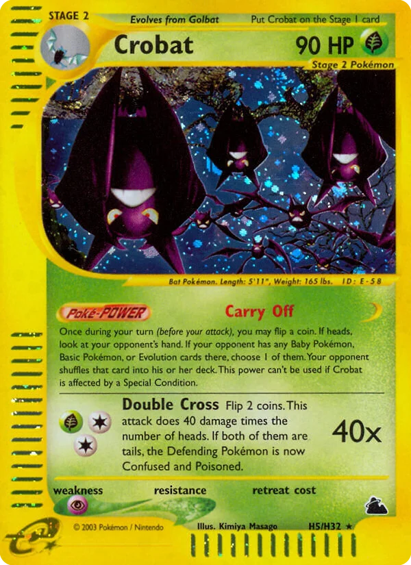 Crobat Pokemon card