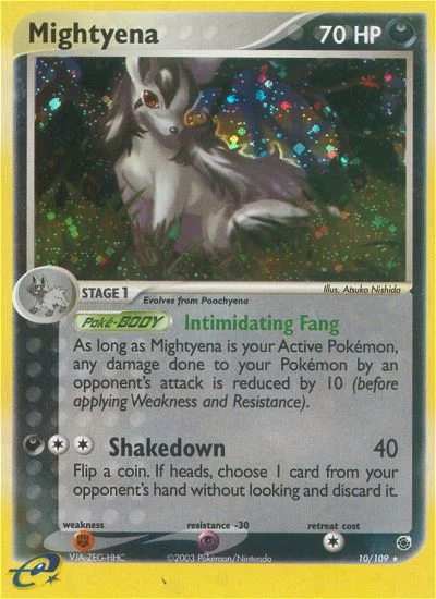 Mightyena Pokemon card