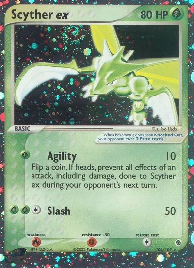 Scyther ex Pokemon card