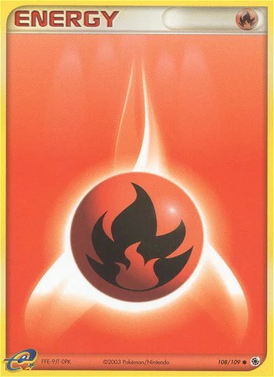 Fire Energy Pokemon card