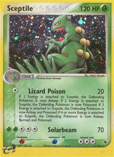 Sceptile Pokemon card