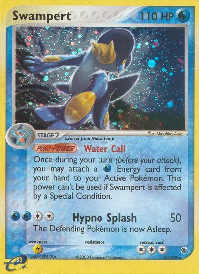 Swampert Pokemon card