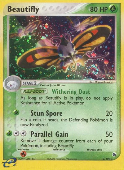 Beautifly Pokemon card