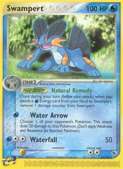 Swampert Pokemon card