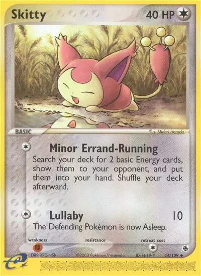 Skitty Pokemon card