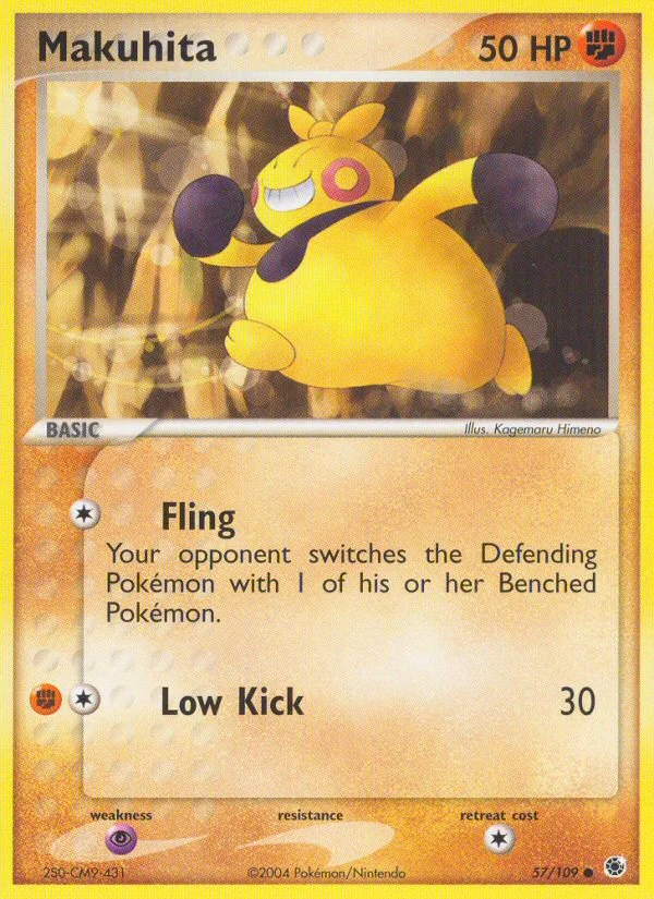 Makuhita Pokemon card
