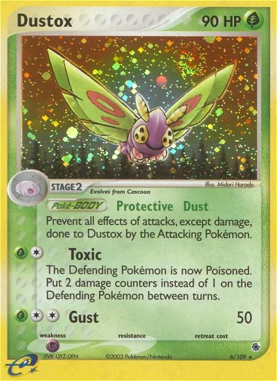 Dustox Pokemon card