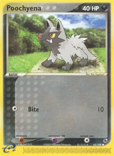 Poochyena Pokemon card