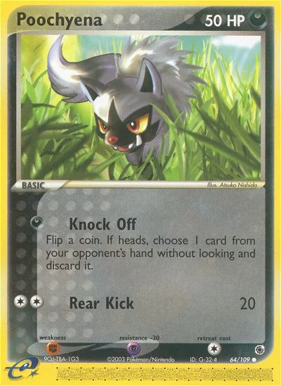 Poochyena Pokemon card