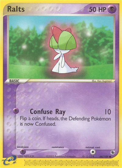 Ralts Pokemon card