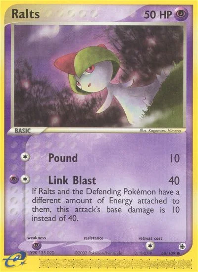 Ralts Pokemon card