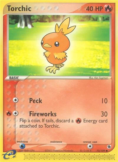 Torchic Pokemon card