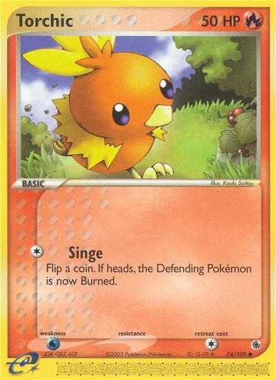 Torchic Pokemon card