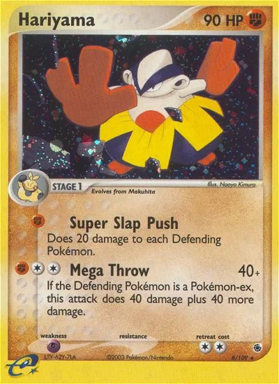 Hariyama Pokemon card
