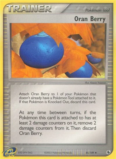 Oran Berry Pokemon card