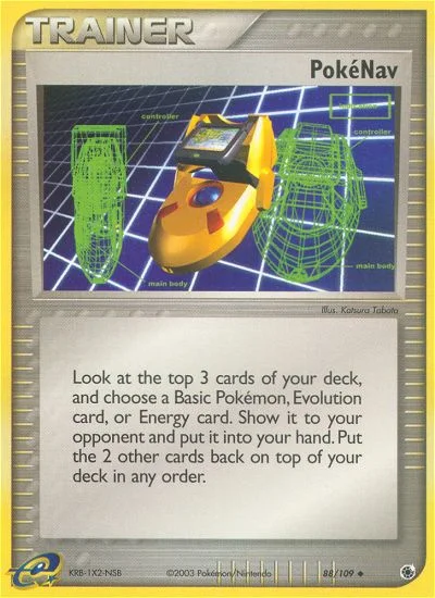 PokéNav Pokemon card