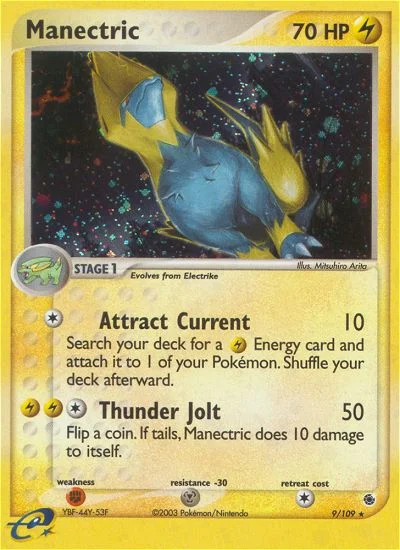 Manectric Pokemon card