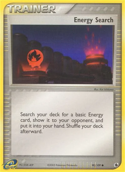Energy Search Pokemon card