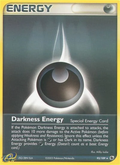 Darkness Energy Pokemon card