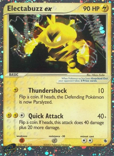 Electabuzz ex Pokemon card