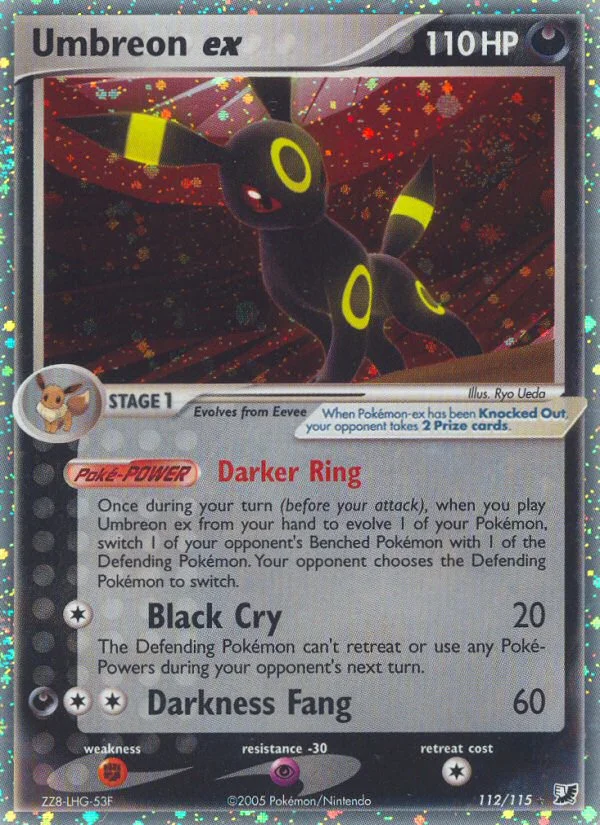 Umbreon ex Pokemon card