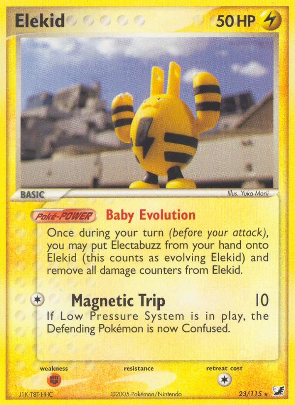 Elekid Pokemon card