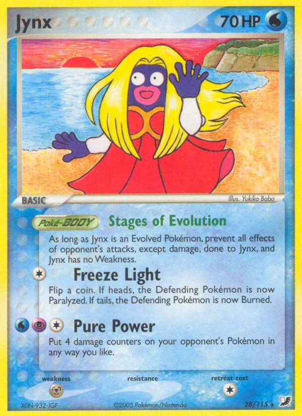 Jynx Pokemon card