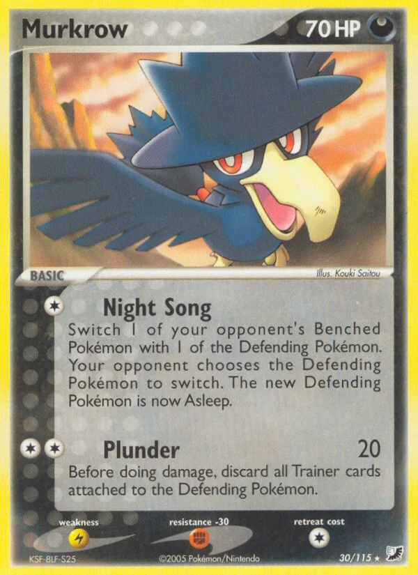 Murkrow Pokemon card