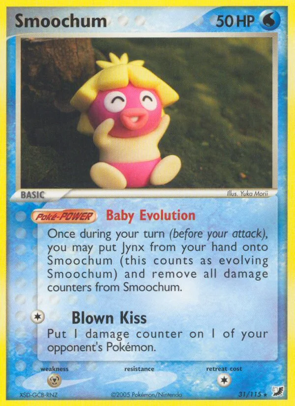 Smoochum Pokemon card