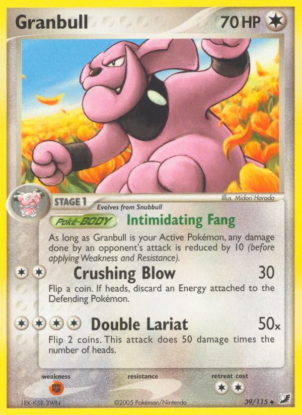 Granbull Pokemon card