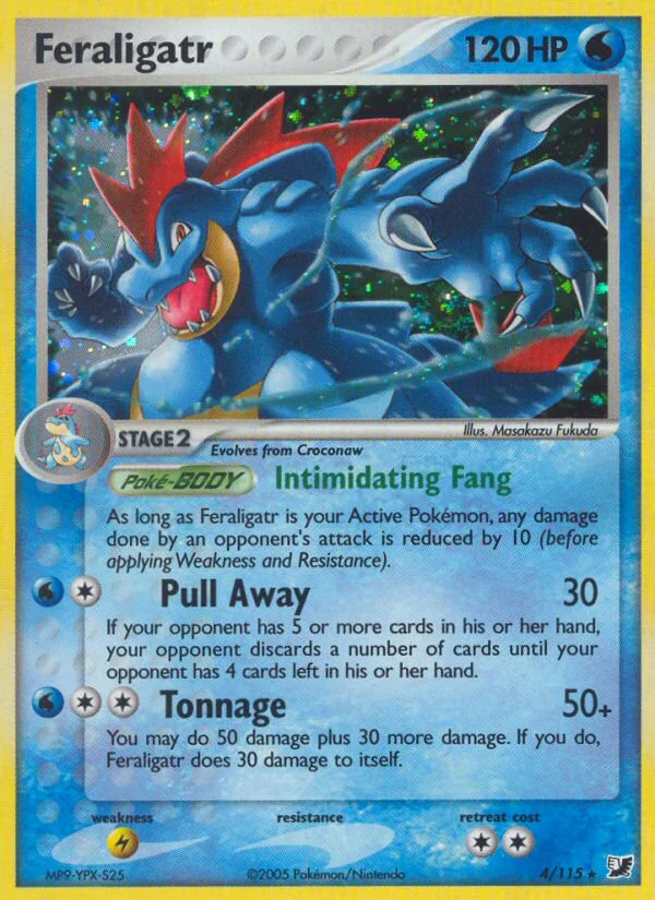 Feraligatr Pokemon card