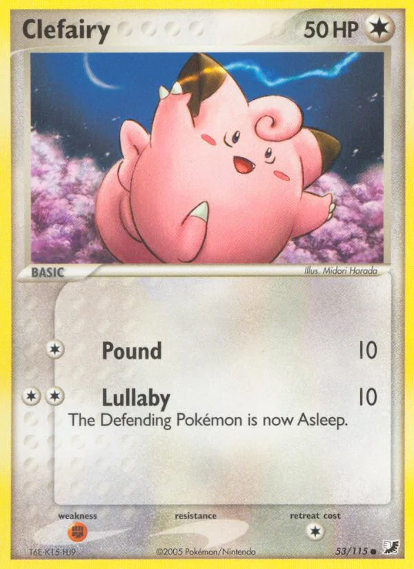 Clefairy Pokemon card