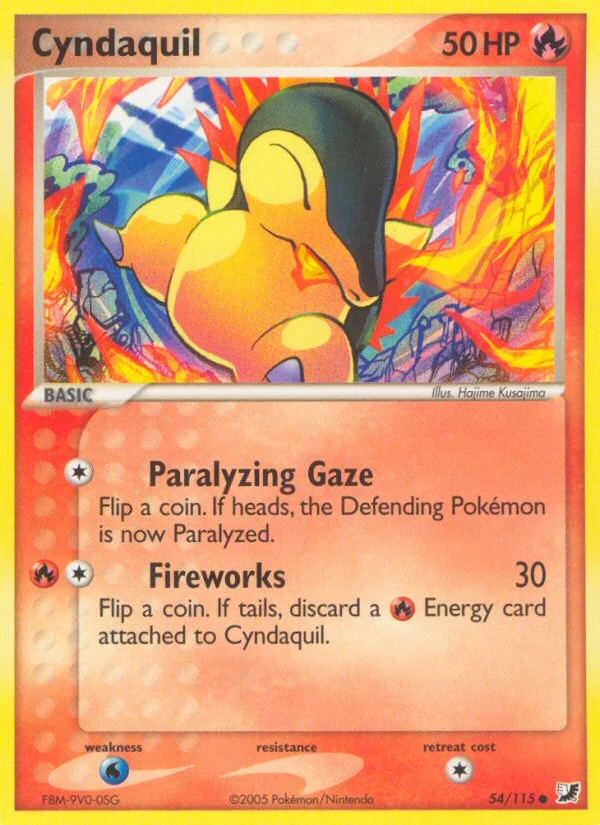 Cyndaquil Pokemon card