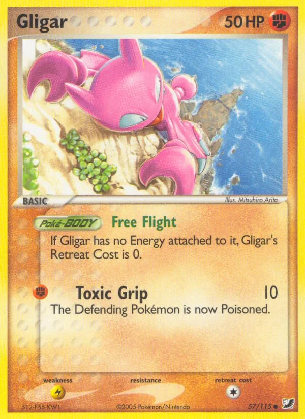 Gligar Pokemon card
