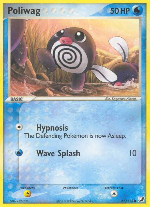 Poliwag Pokemon card