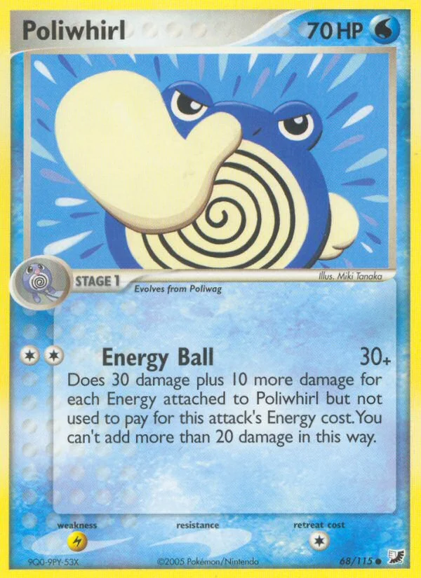 Poliwhirl Pokemon card