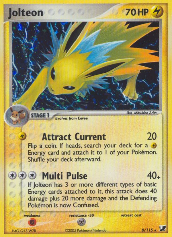 Jolteon Pokemon card