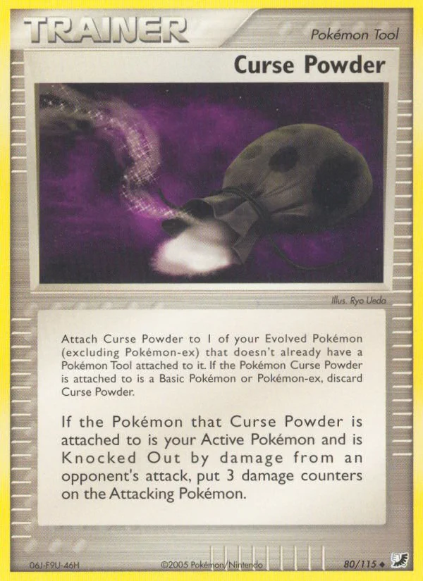 Curse Powder Pokemon card