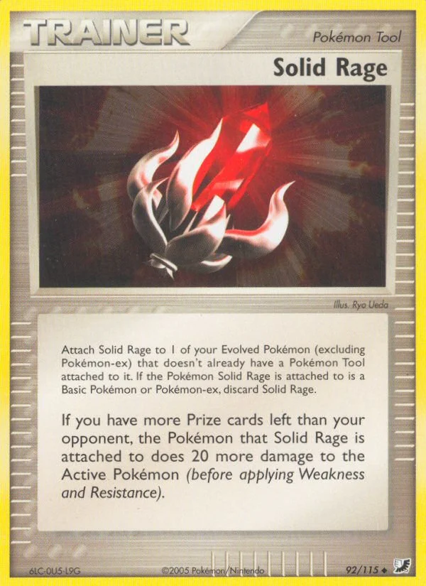 Solid Rage Pokemon card