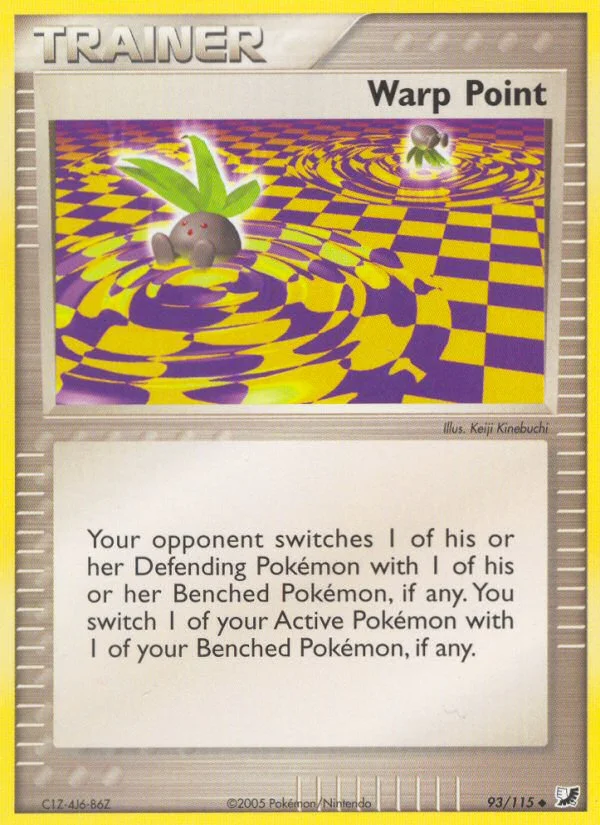 Warp Point Pokemon card