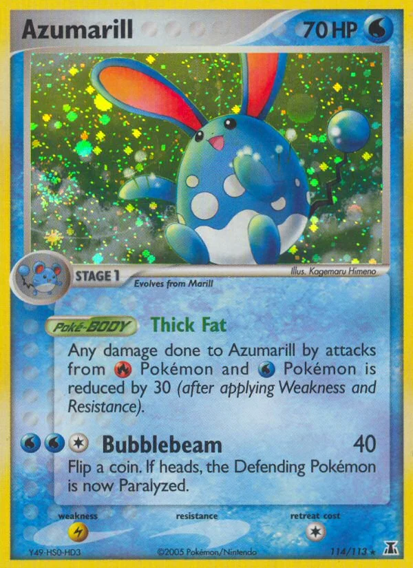 Azumarill Pokemon card
