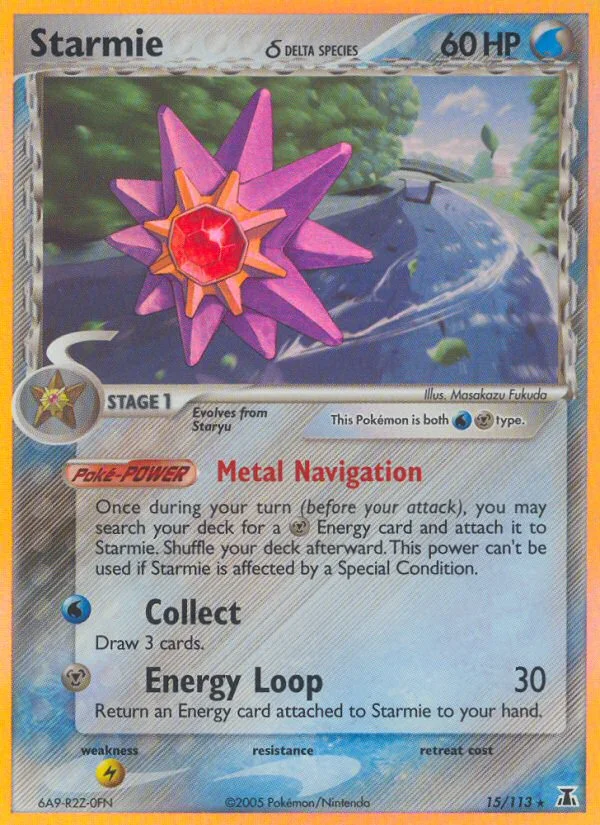 Starmie δ Pokemon card