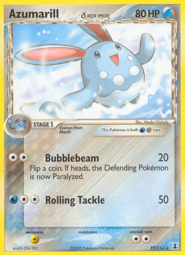 Azumarill δ Pokemon card