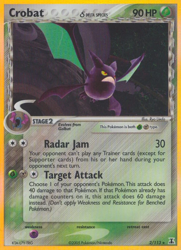 Crobat δ Pokemon card