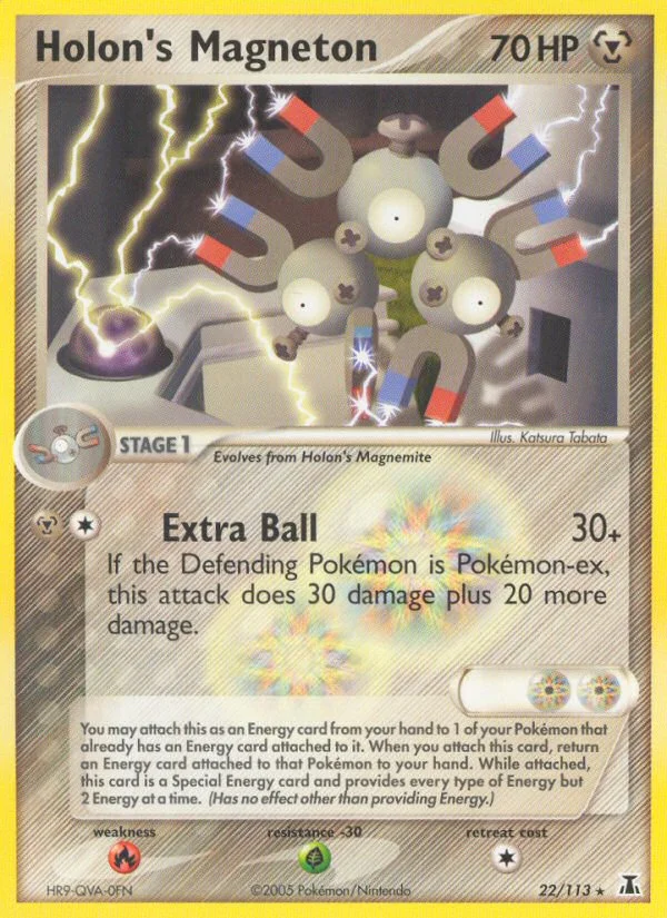 Holon's Magneton Pokemon card